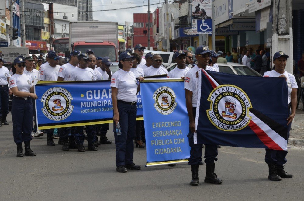 Dia Nacional da Guarda Civil Municipal é comemorado com grande caminhada em Alagoinhas