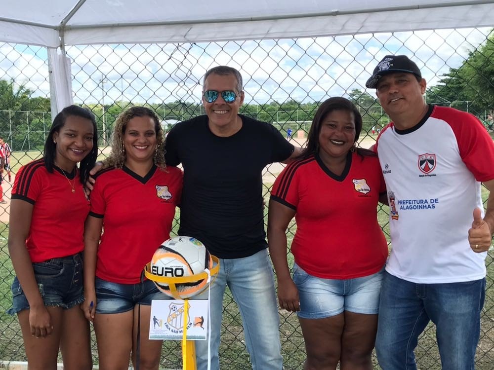 Prefeito Joaquim Neto participa de abertura do 25º Campeonato da Liga São Mateus