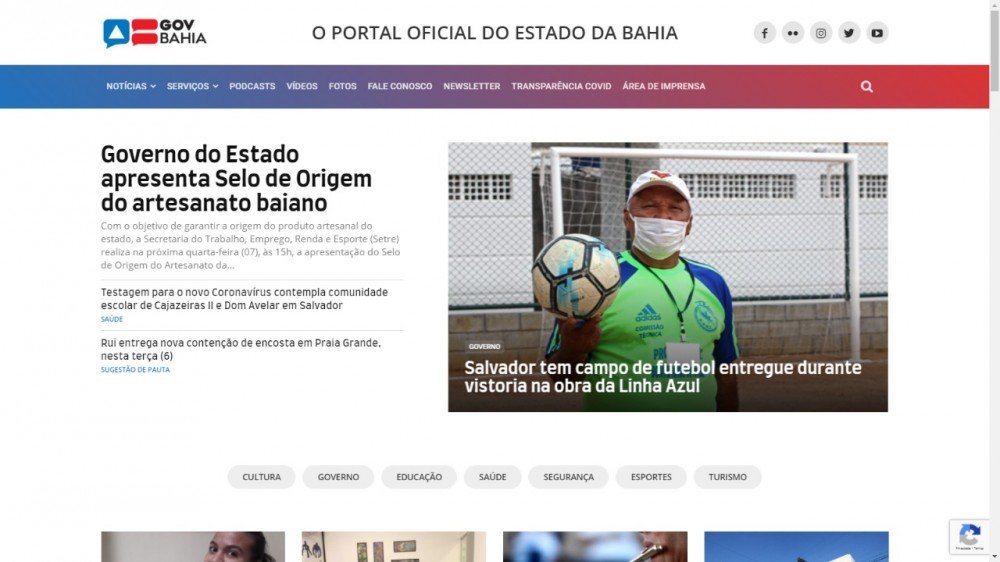 Novo portal de notícias do Governo do Estado já está disponível