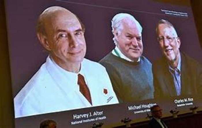 Trio descobridor do vírus da hepatite é vencedor do Nobel de Medicina 2020