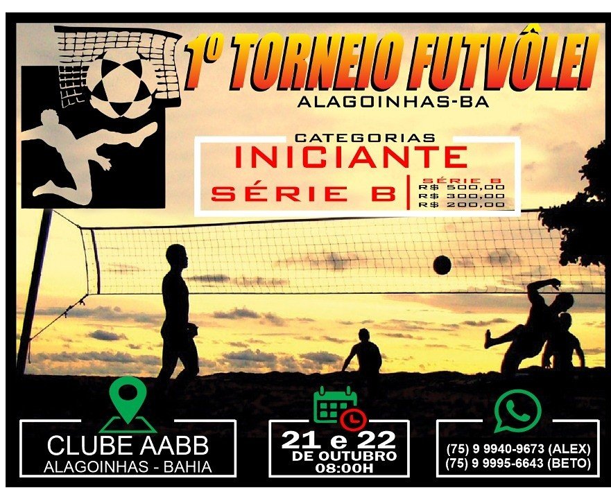 SECET promove Primeiro Torneio de Futvôlei de Alagoinhas, neste final de semana