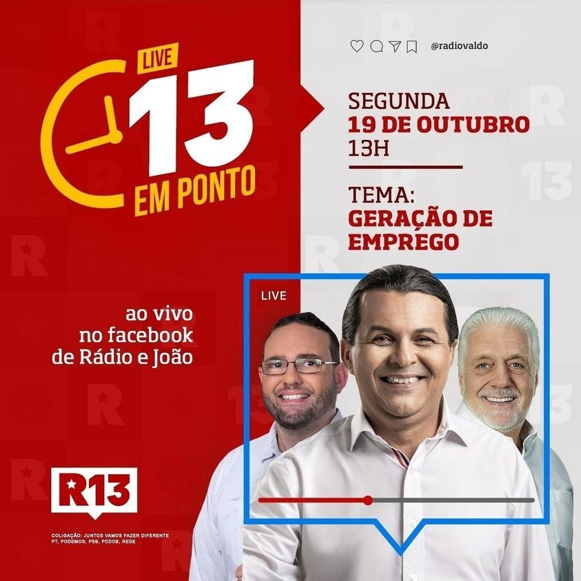 Wagner fala sobre ter consolidado o polo de bebidas de Alagoinhas em live com Radiovaldo