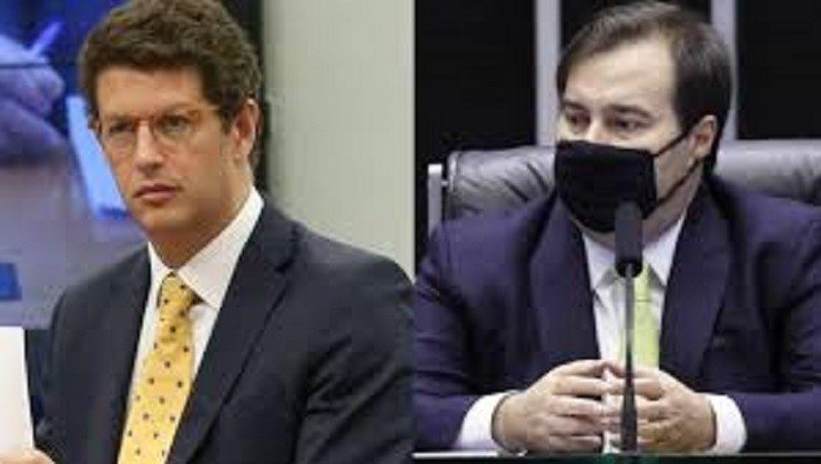 Ricardo Salles ofende Rodrigo Maia, a quem chama de 'Nhonho'