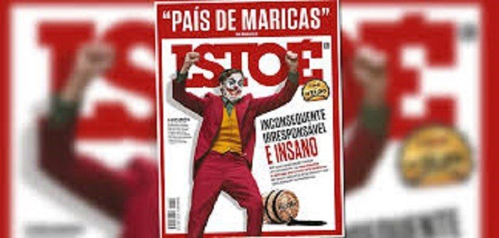 Capa da Istoé com Bolsonaro Coringa é assunto mais comentado nas redes #bolsocoringa