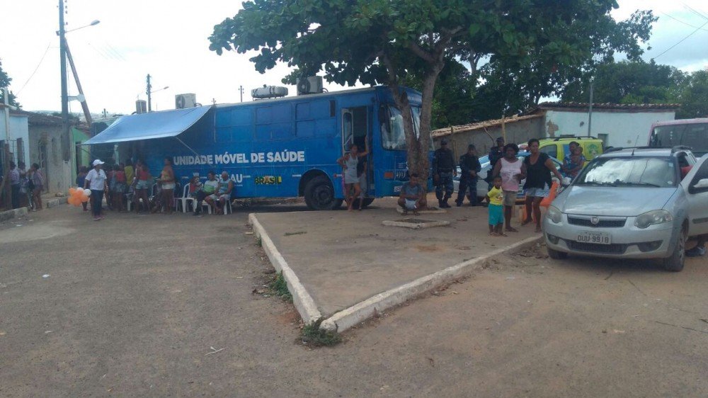 Pingurute recebe serviços e diversão em evento promovido por SEMAS e SESAU