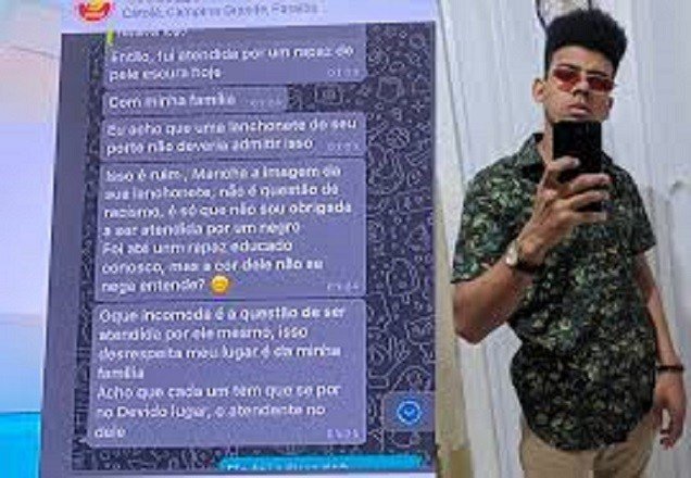 “Não é racismo, só não sou obrigada a ser atendida por um negro”, diz mulher em lanchonete na Paraíba