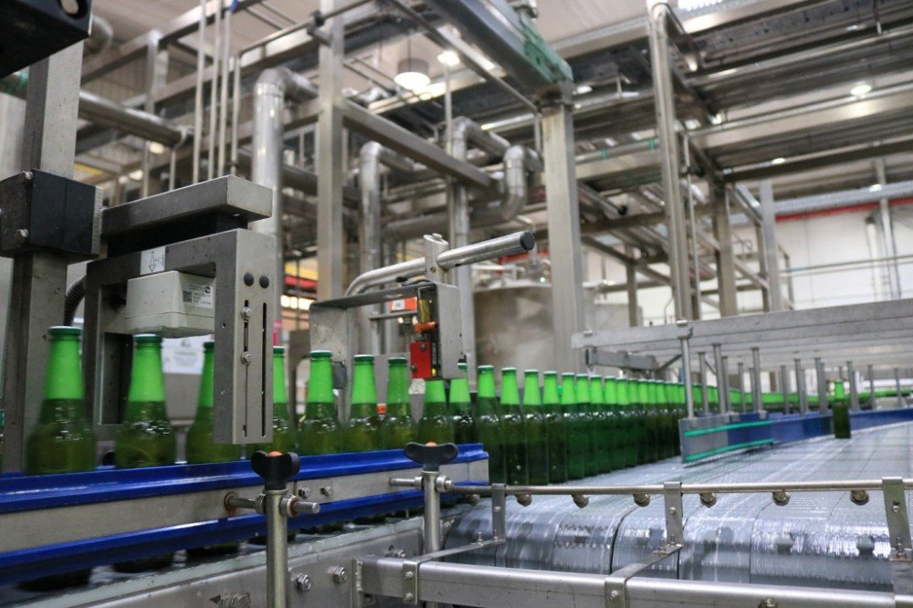 Embalagem: capacidade é de engarrafar 63 mil garrafas por hora (Karin Salomão/Exame)