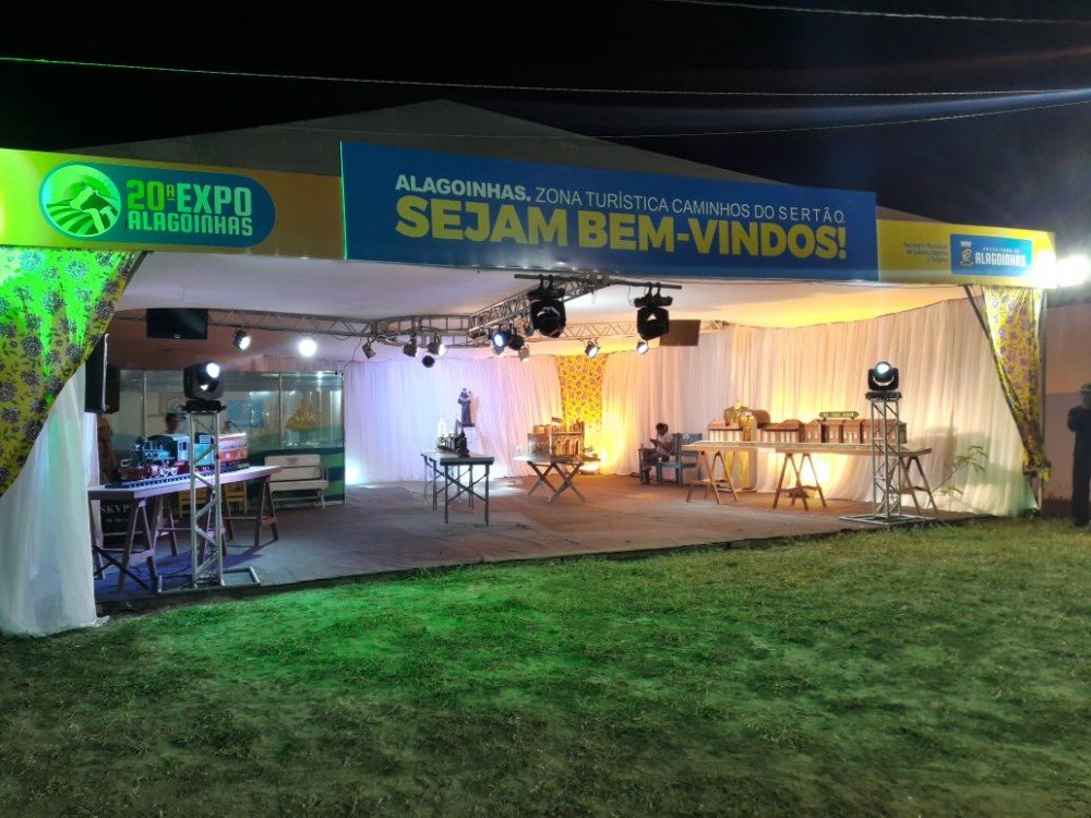 O stand da SECET dá o tom na EXPO Alagoinhas