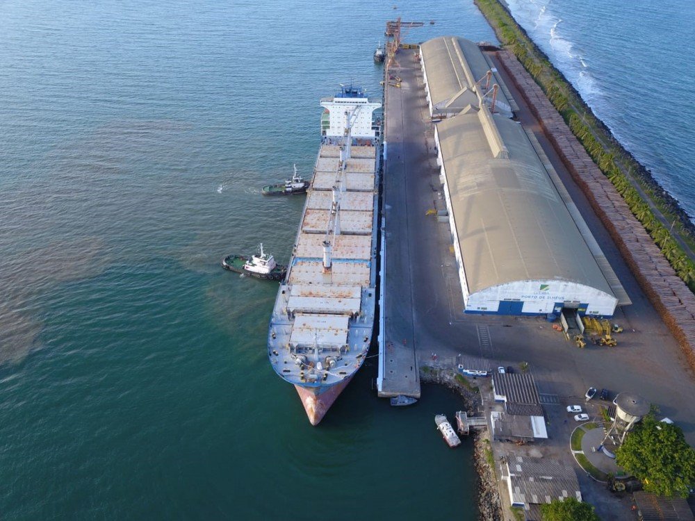 Atlantic Nickel embarca quase 10 mil toneladas de concentrado de níquel para China do porto de Ilhéus